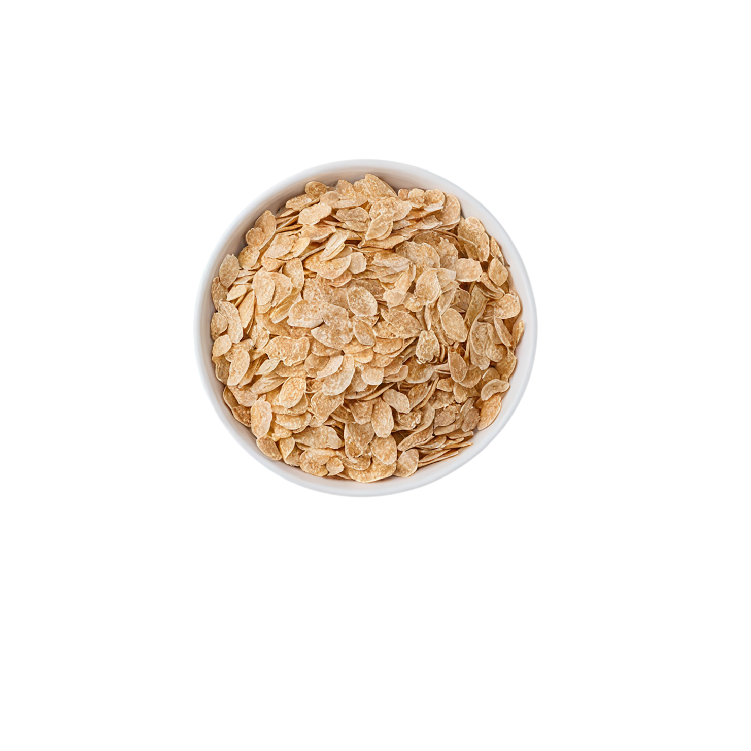 Wheat flakes breakfast foods isolated on transparent background #3692