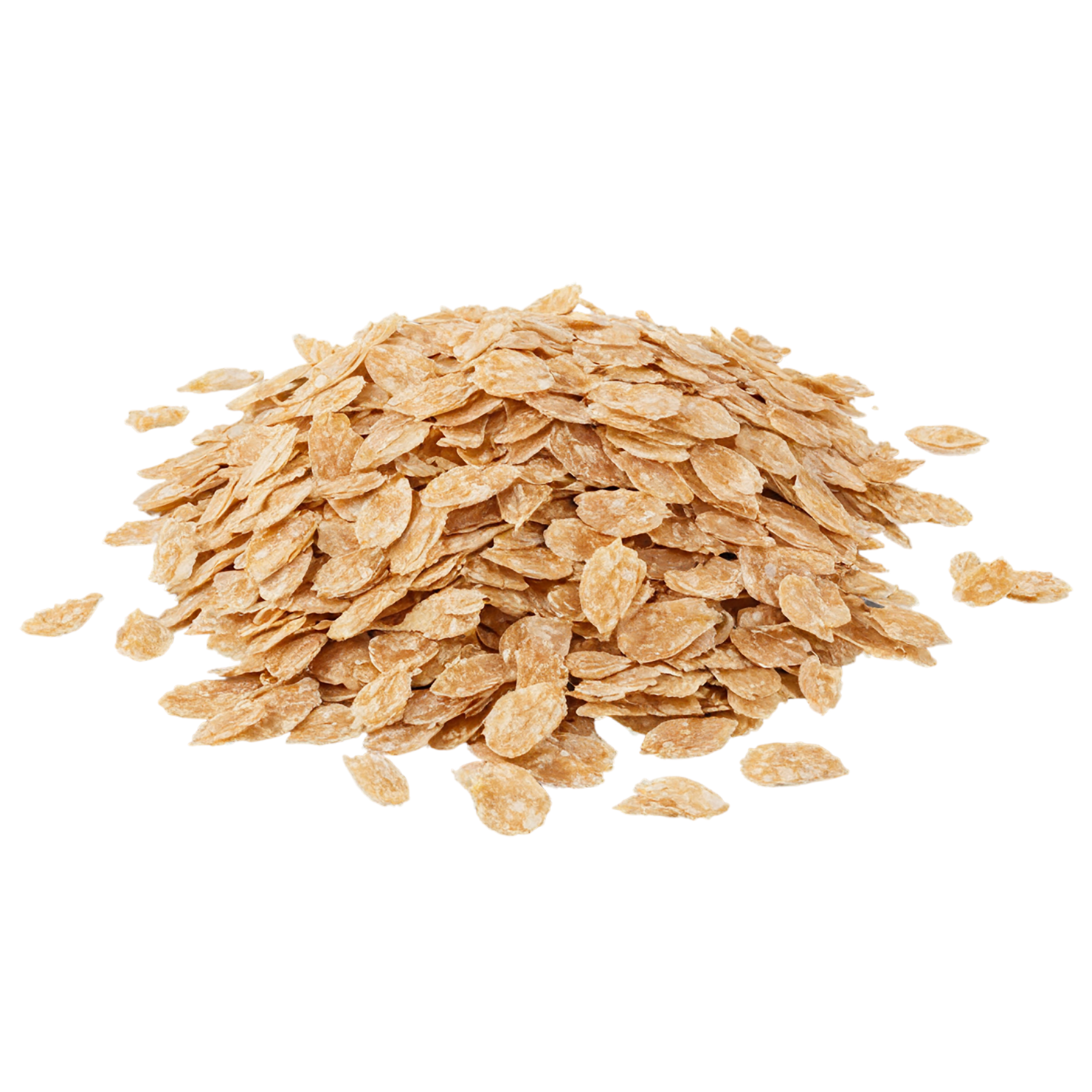 Wheat flakes breakfast foods isolated on transparent background #3695