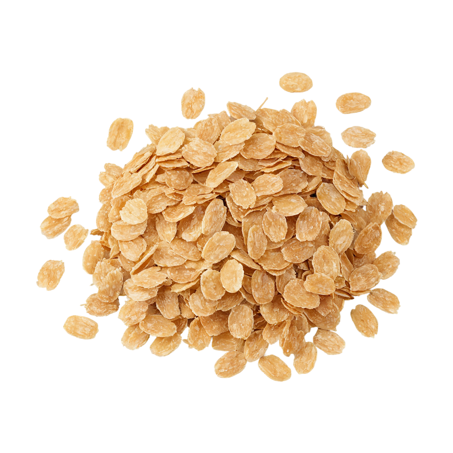 Wheat flakes breakfast foods isolated on transparent background #3706