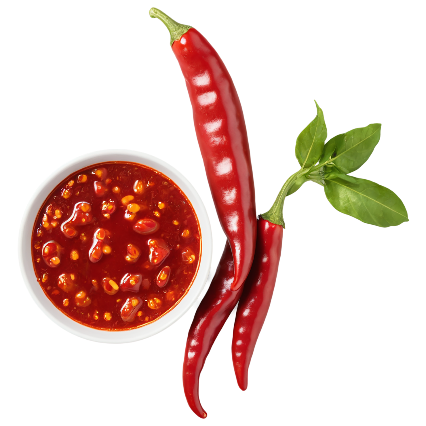 Sweet chili sauce isolated on transparent background #3799