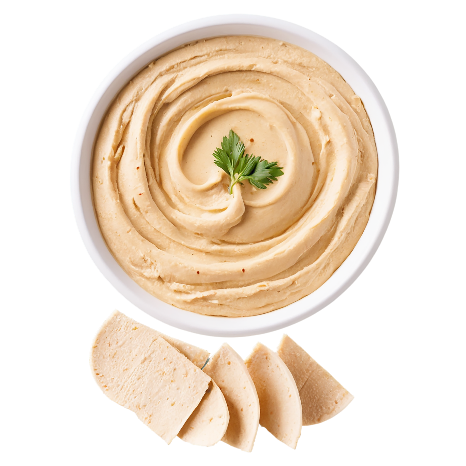 Hummus isolated on transparent background #3848