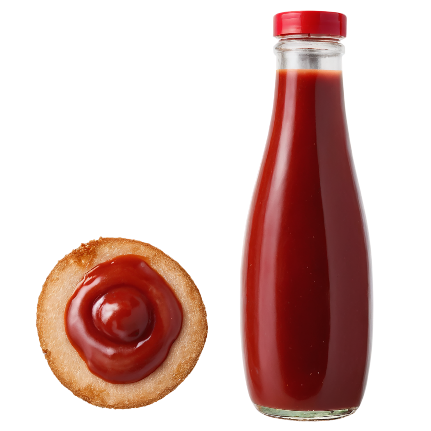 Ketchup isolated on transparent background #3882