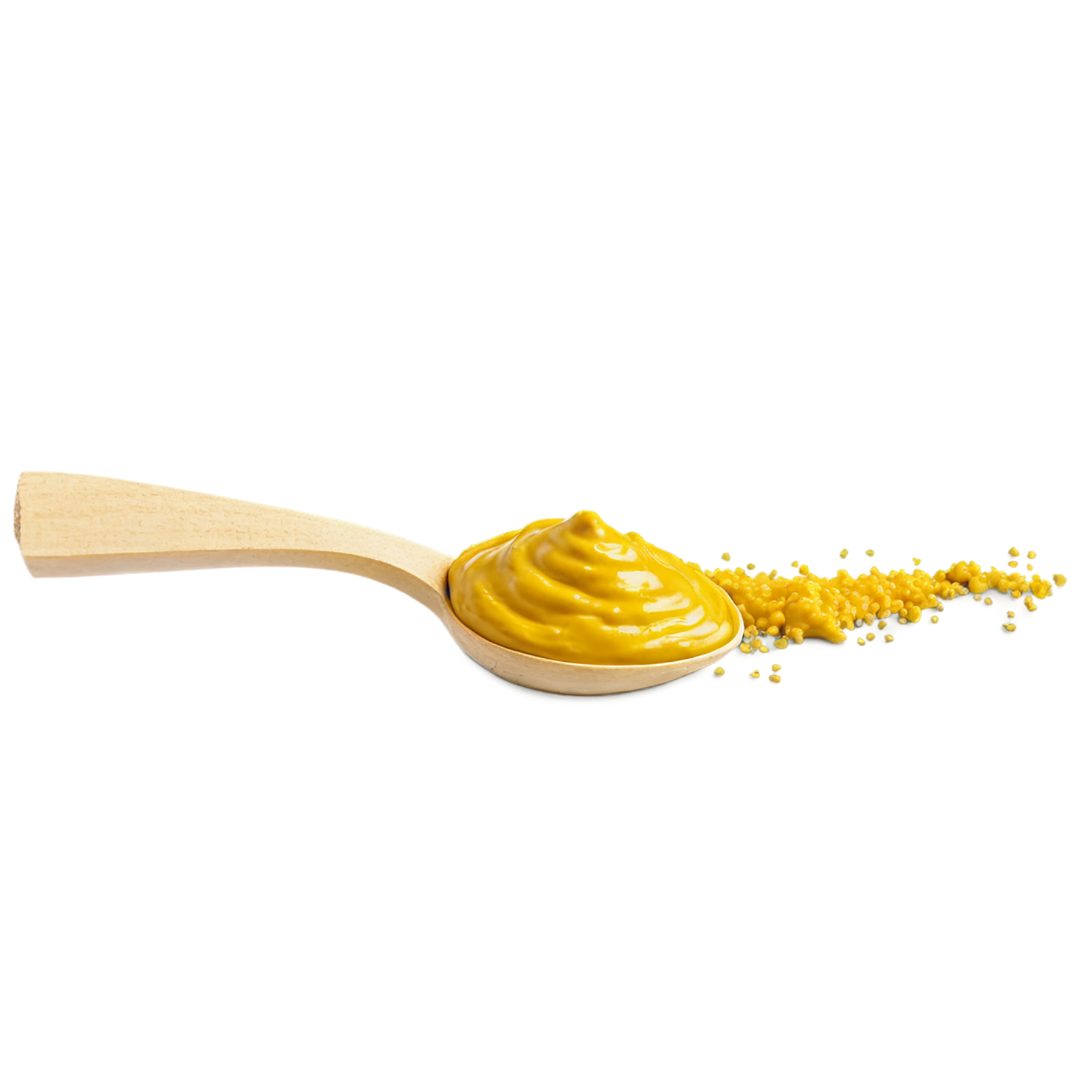 Mustard sauce isolated on transparent background #3910