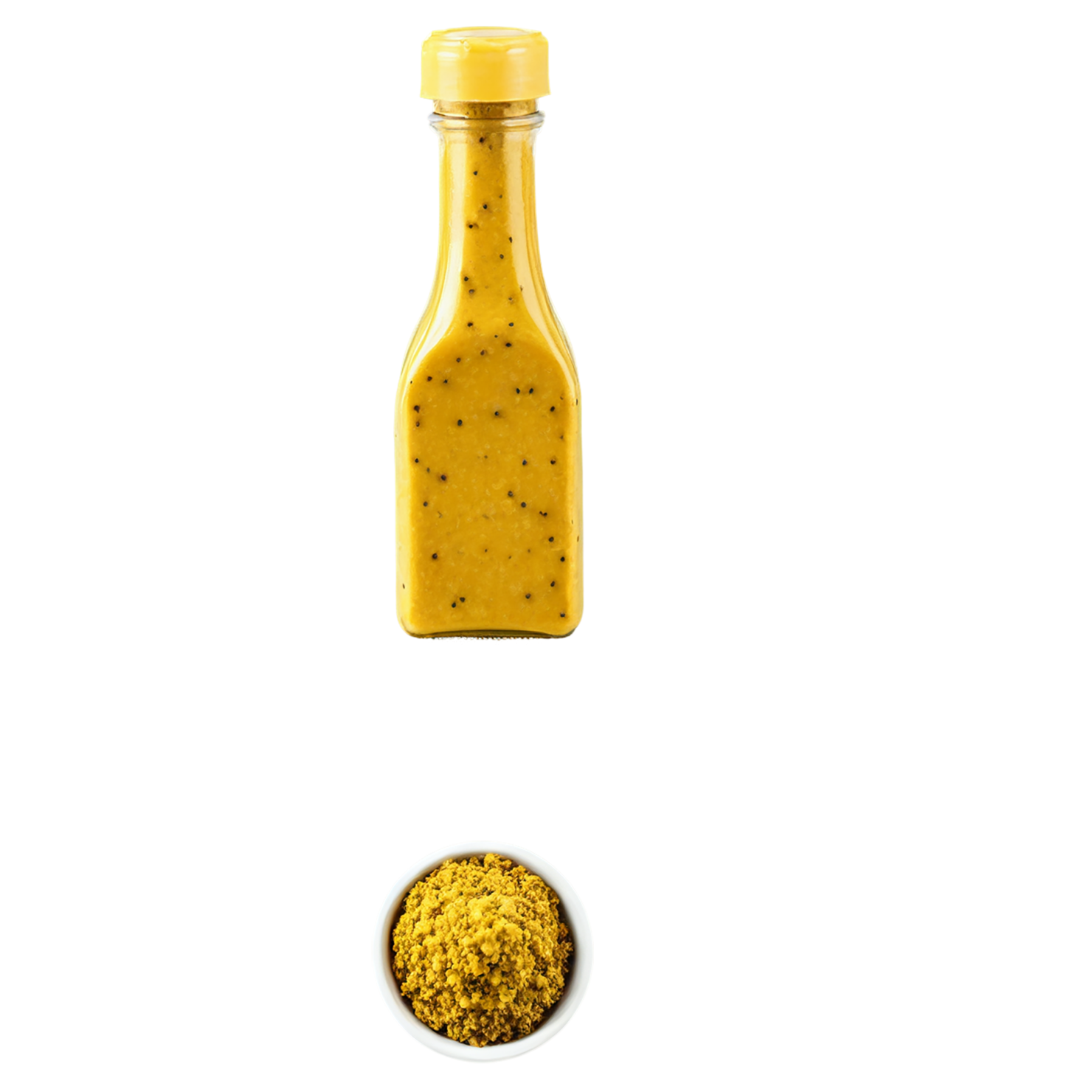 Mustard sauce isolated on transparent background #3917