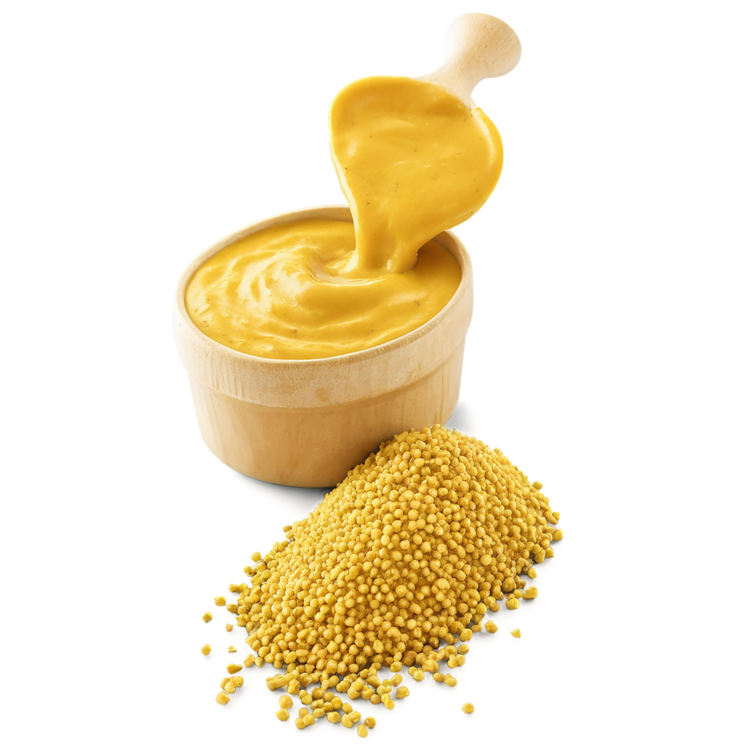 Mustard sauce isolated on transparent background #3926