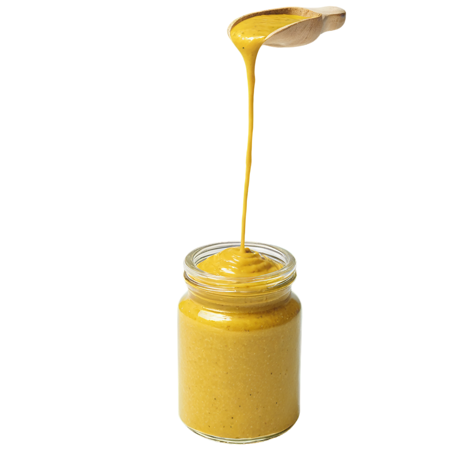 Mustard sauce isolated on transparent background #3927