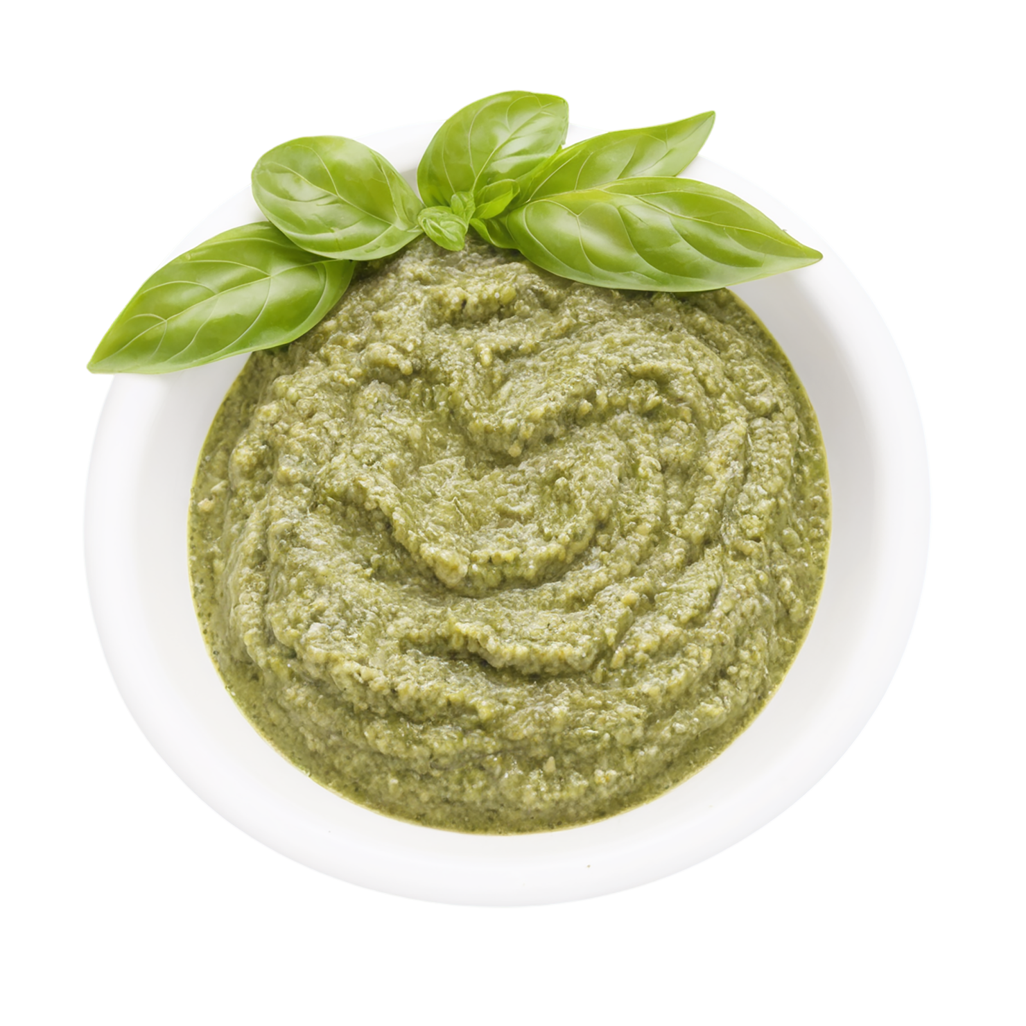 Pesto sauce isolated on transparent background #3932