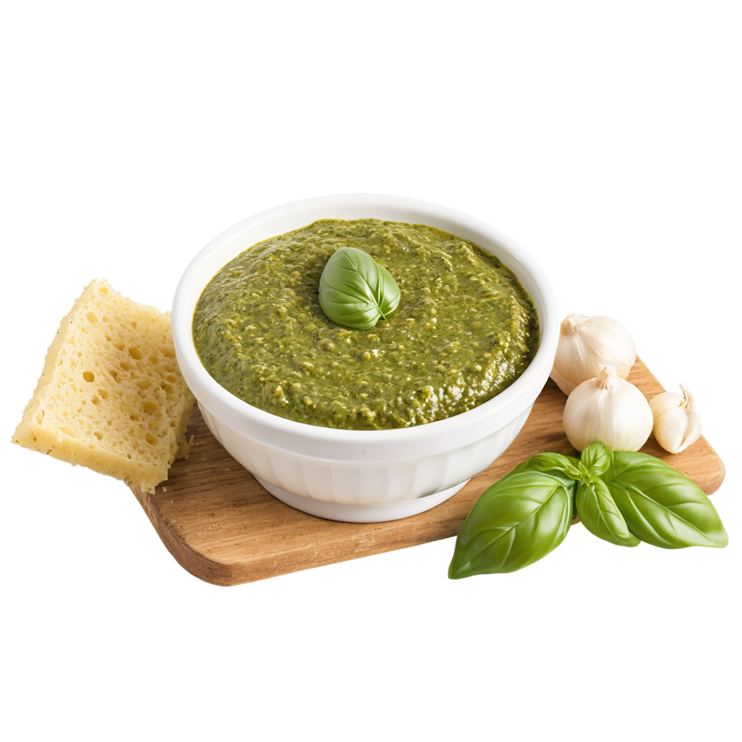 Pesto sauce isolated on transparent background #3933