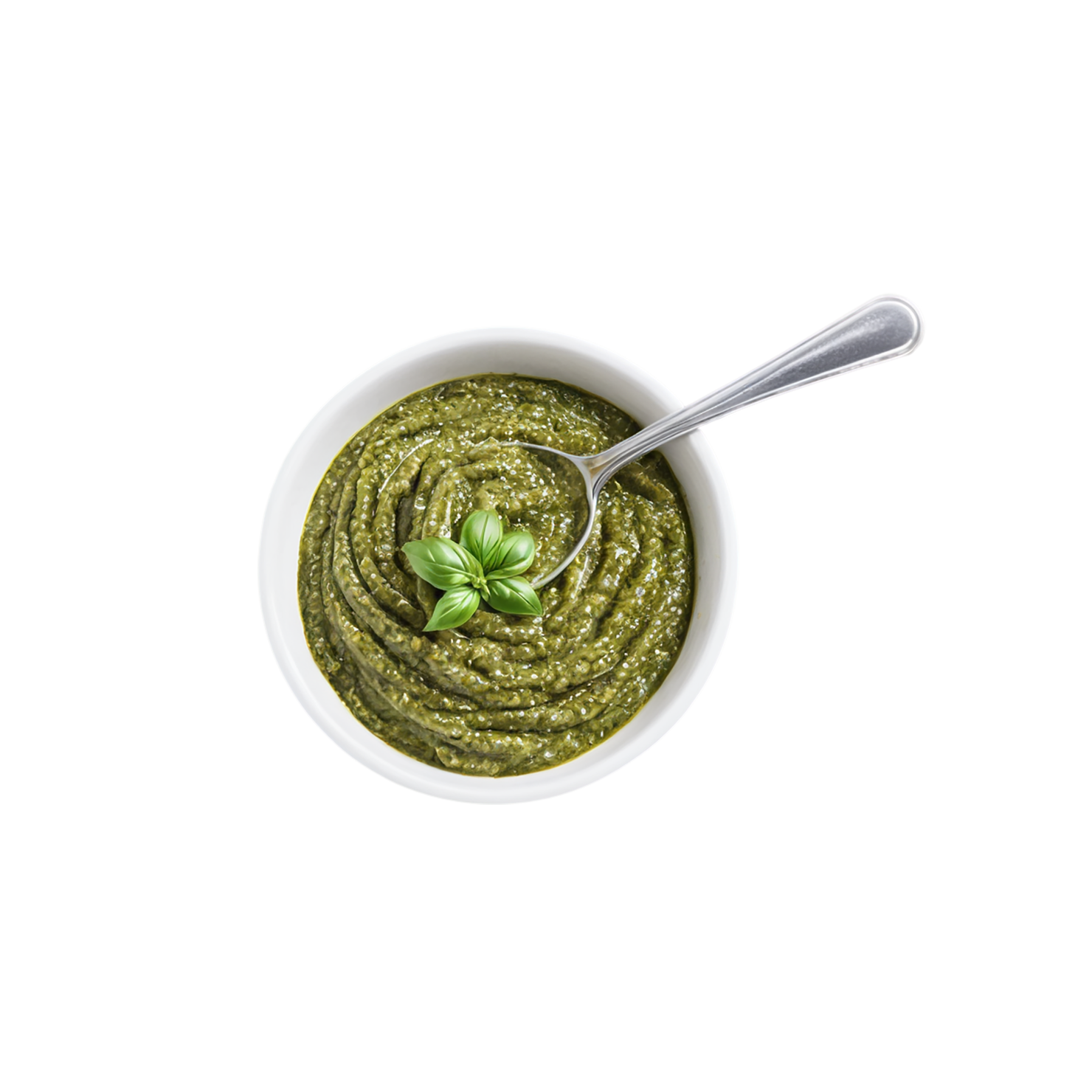 Pesto sauce isolated on transparent background #3935