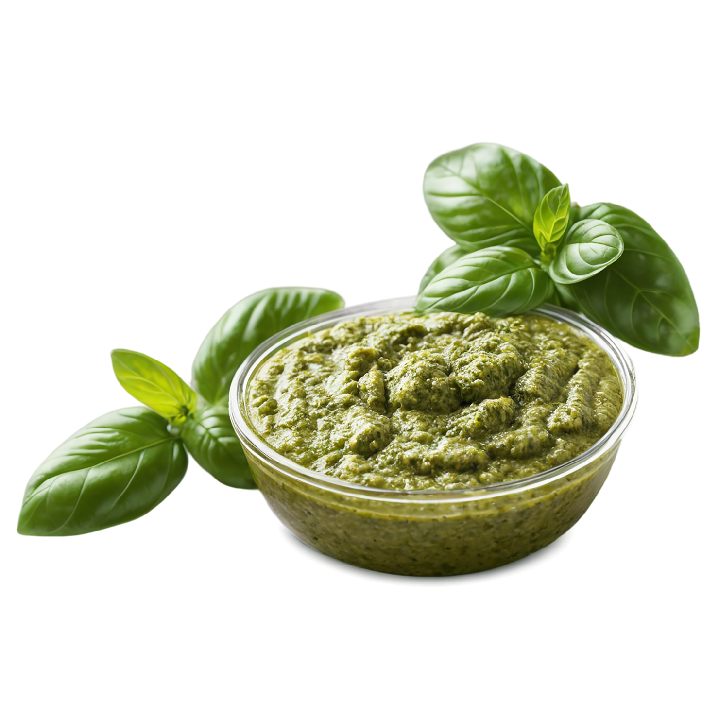 Pesto sauce isolated on transparent background #3937