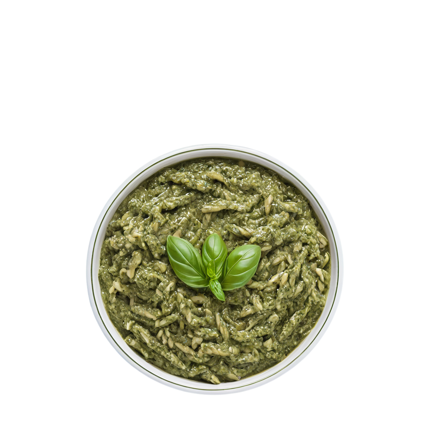 Pesto sauce isolated on transparent background #3939
