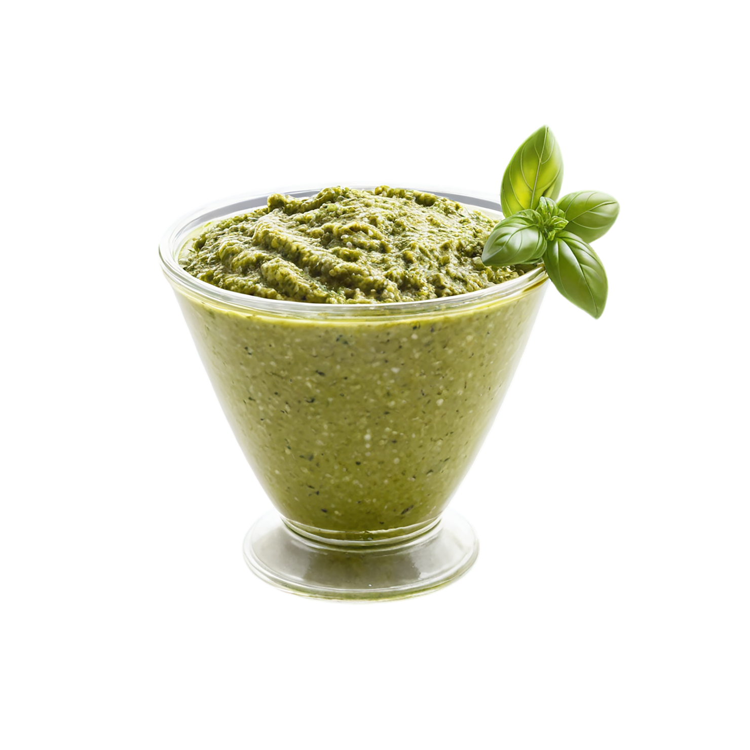 Pesto sauce isolated on transparent background #3942