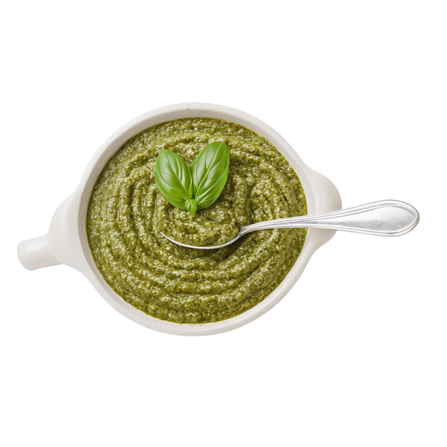 Pesto sauce isolated on transparent background #3943