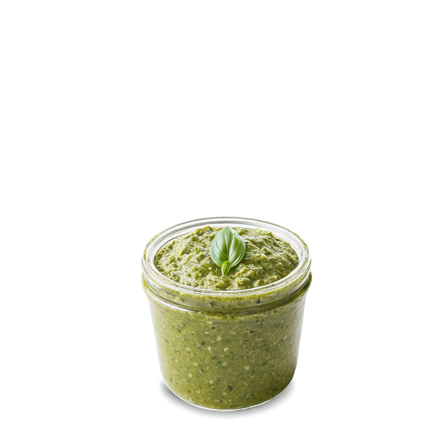 Pesto sauce isolated on transparent background #3945