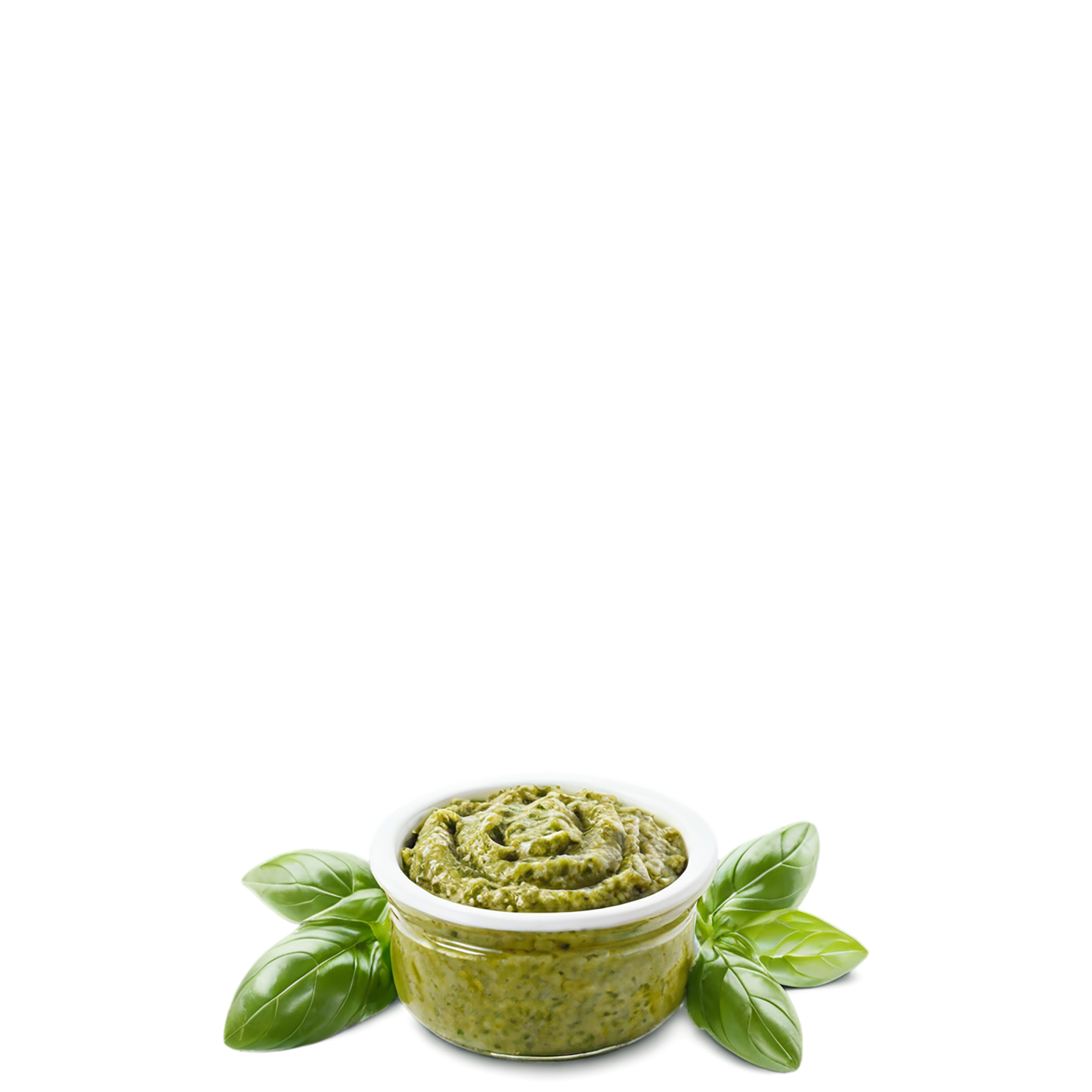 Pesto sauce isolated on transparent background #3949