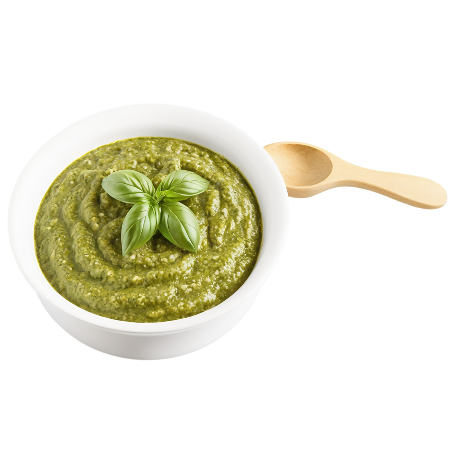 Pesto sauce isolated on transparent background #3953