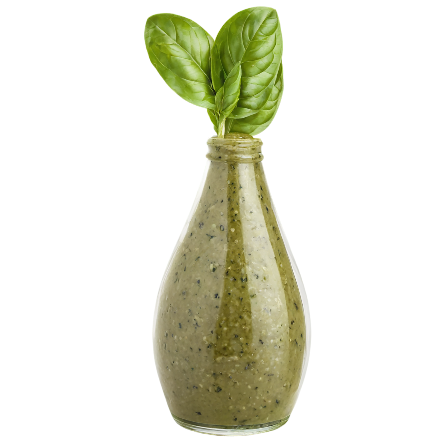 Pesto sauce isolated on transparent background #3956