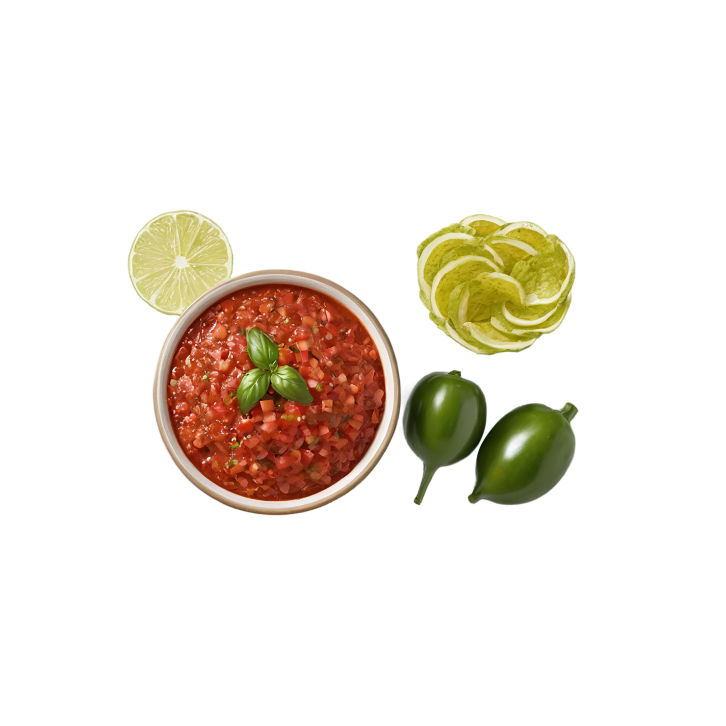 Salsa isolated on transparent background #3998