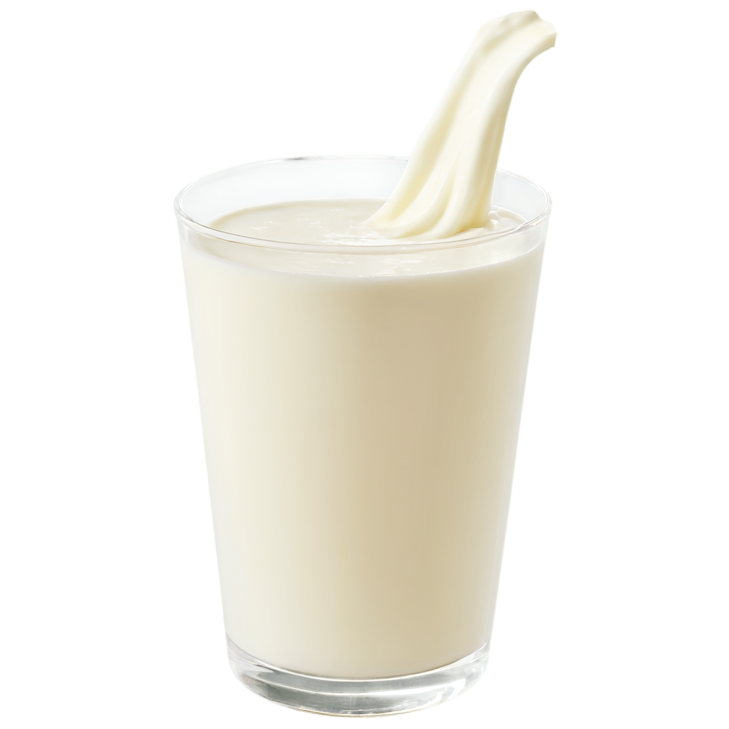 buttermilk dairy products isolated on transparent background #4111