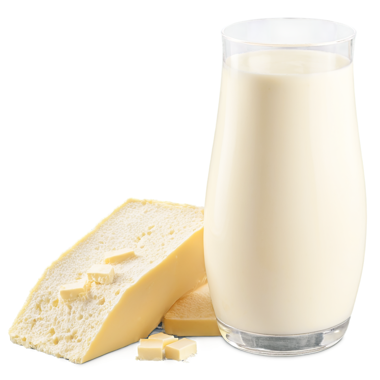 buttermilk dairy products isolated on transparent background #4124