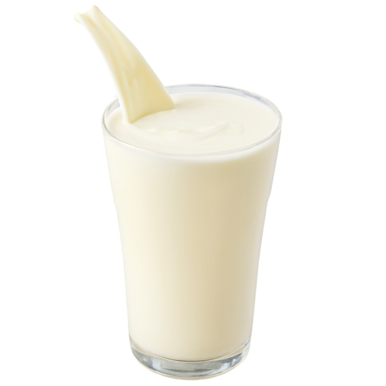 buttermilk dairy products isolated on transparent background #4126