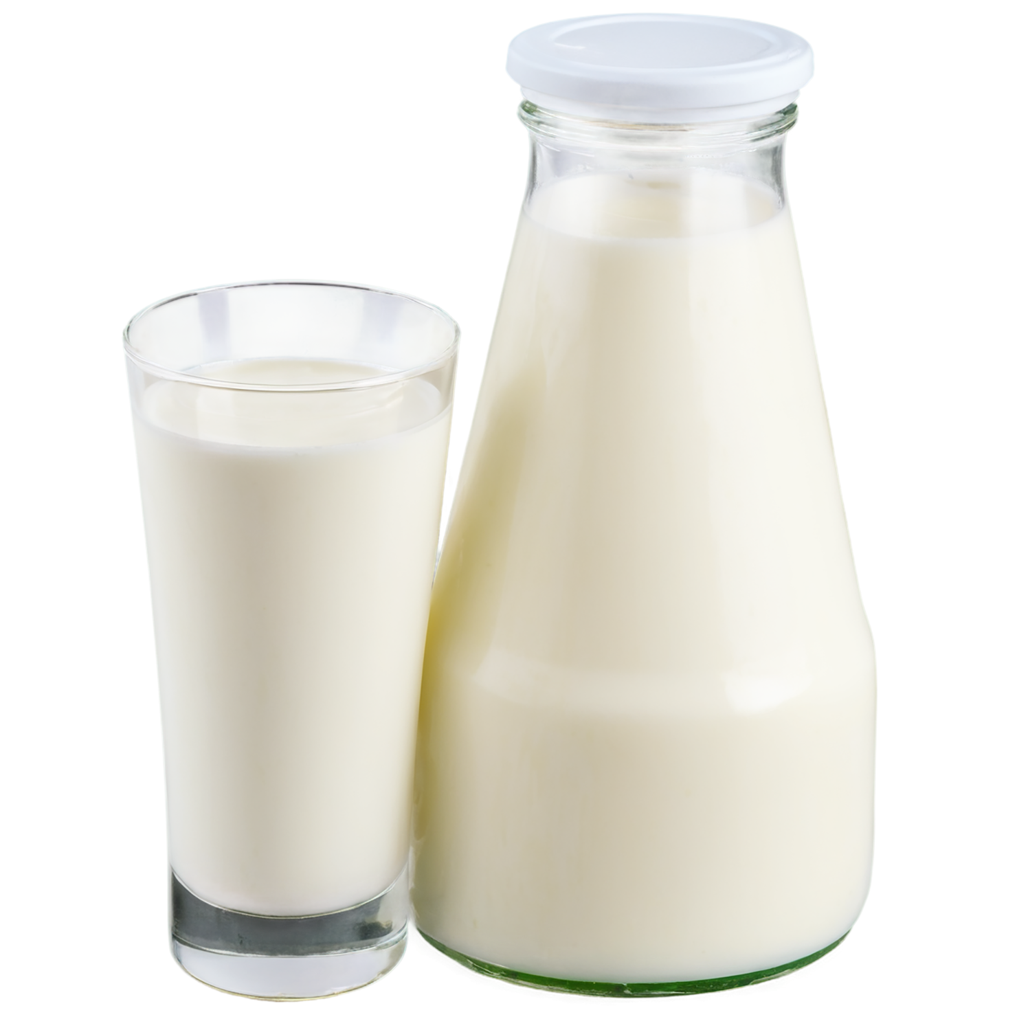 buttermilk dairy products isolated on transparent background #4128