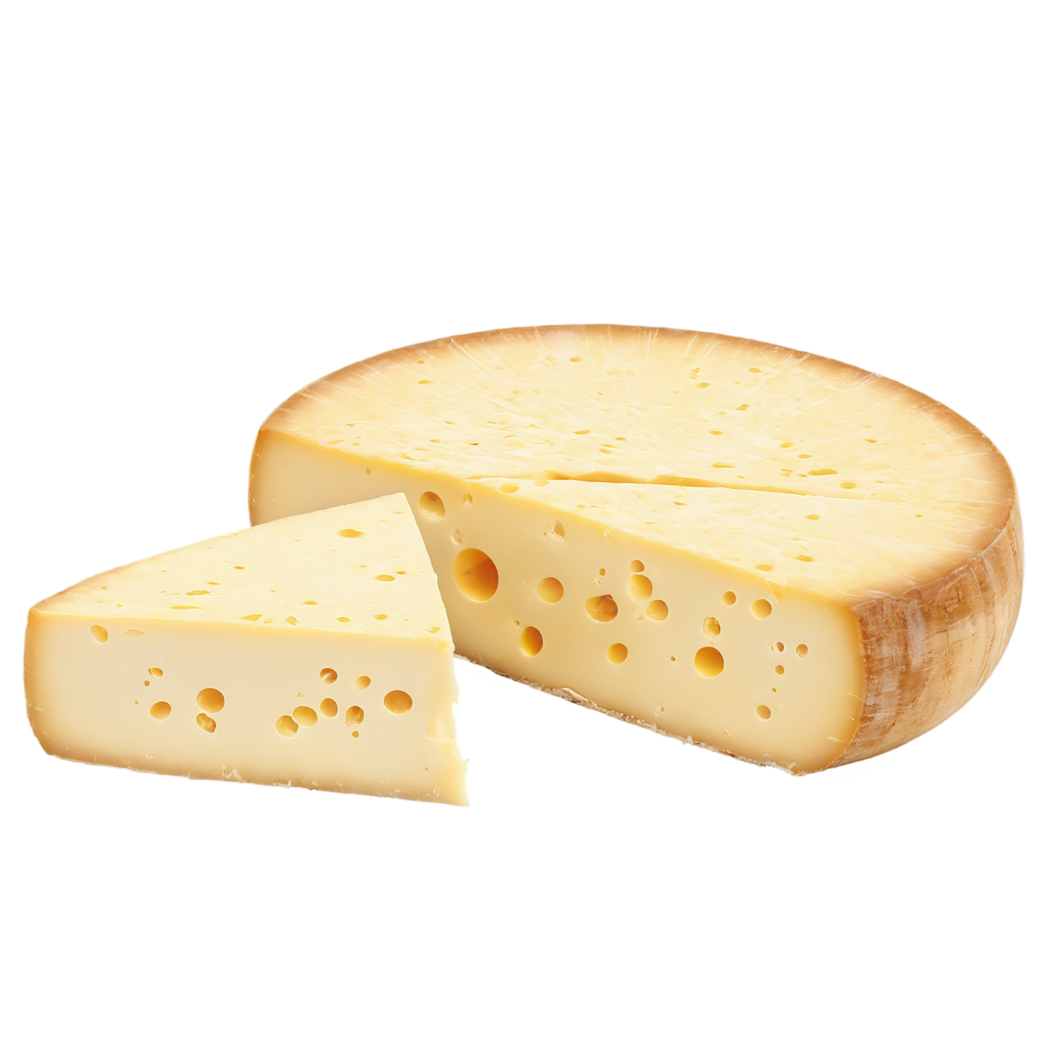 Cheese dairy products isolated on transparent background #4161