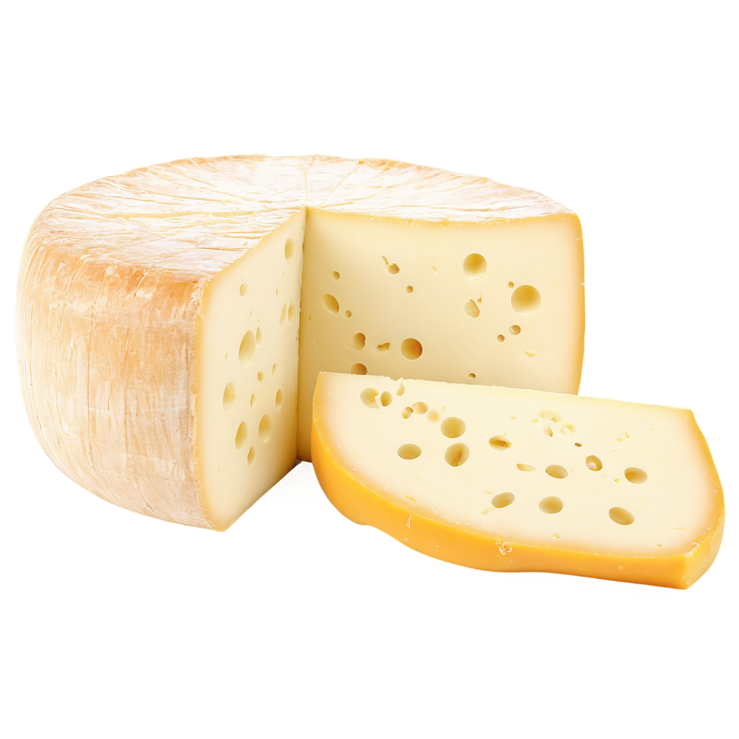 Cheese dairy products isolated on transparent background #4177