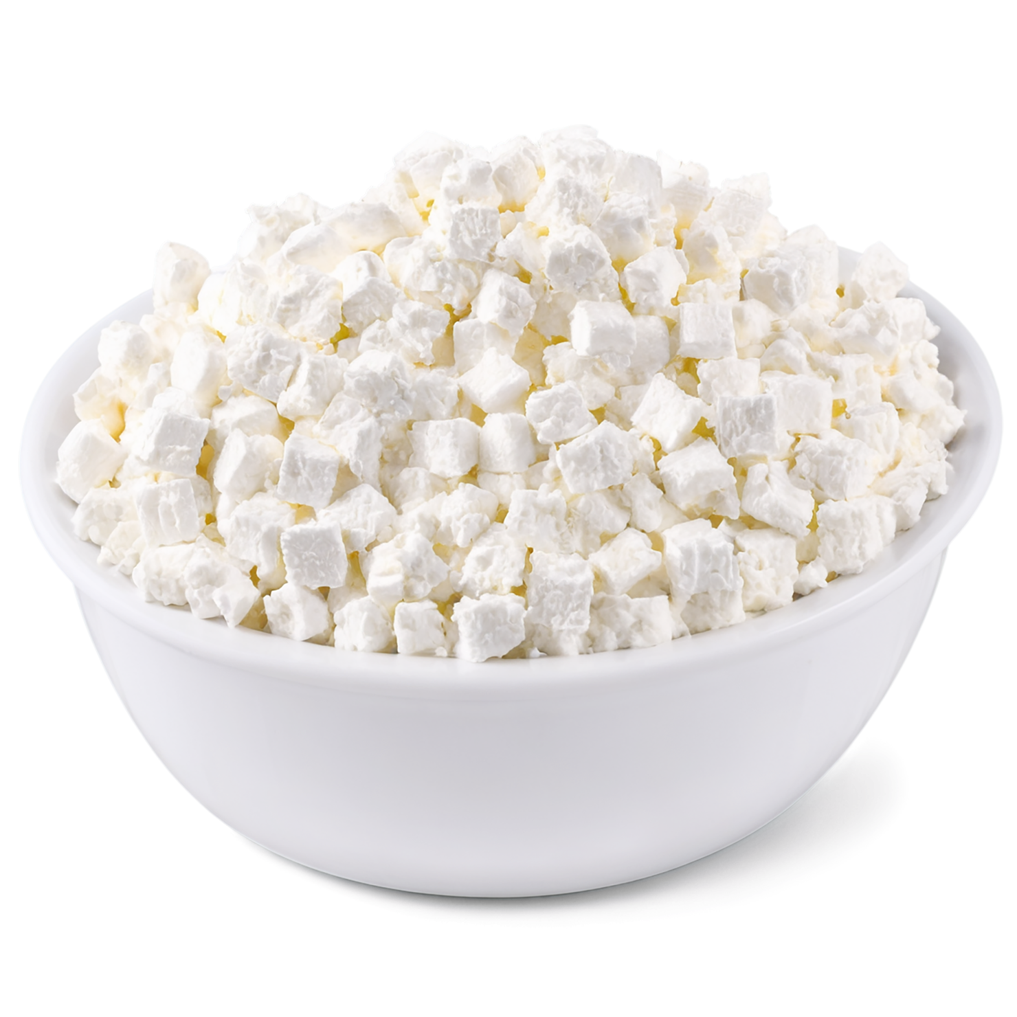 Cottage cheese dairy products isolated on transparent background #4179
