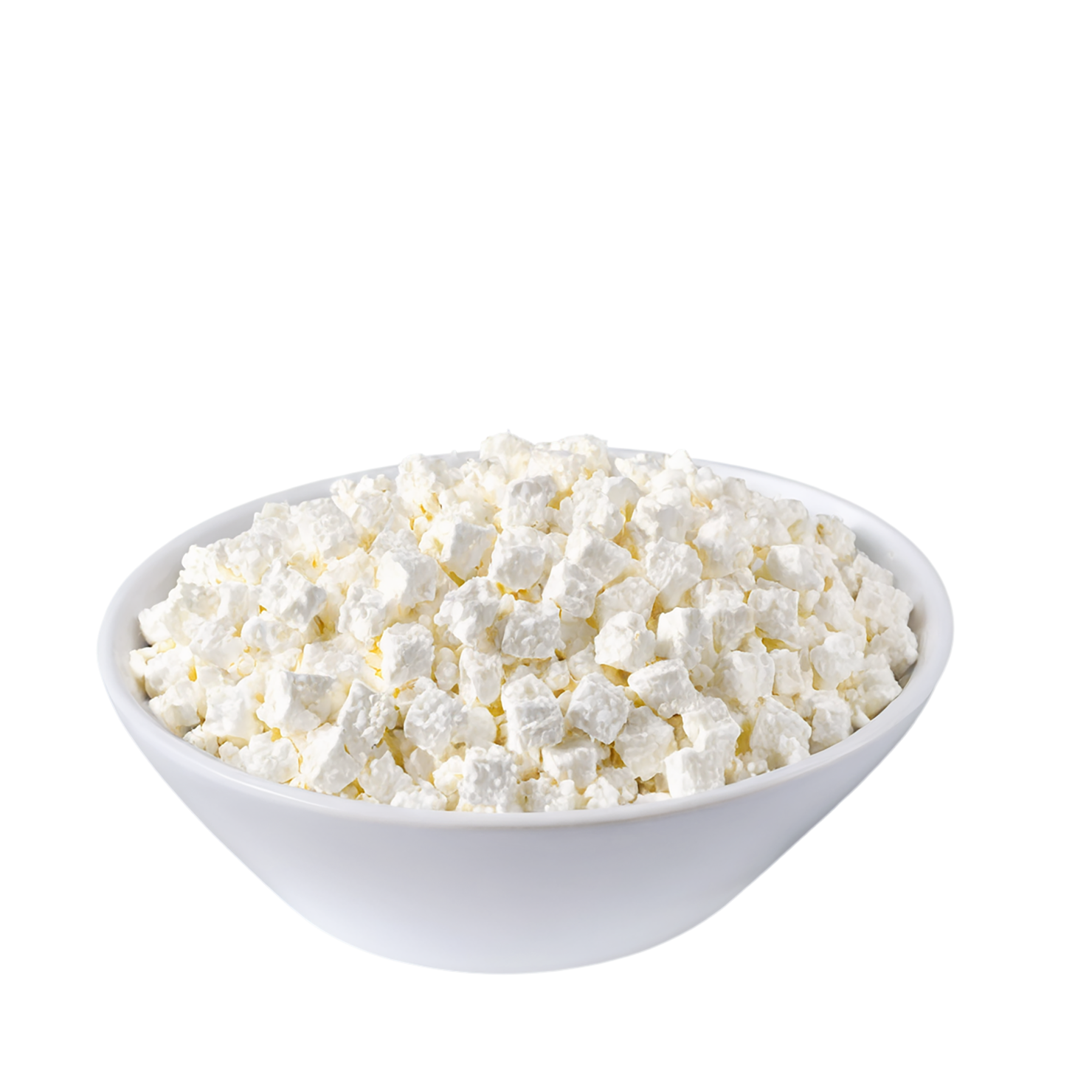 Cottage cheese dairy products isolated on transparent background #4180
