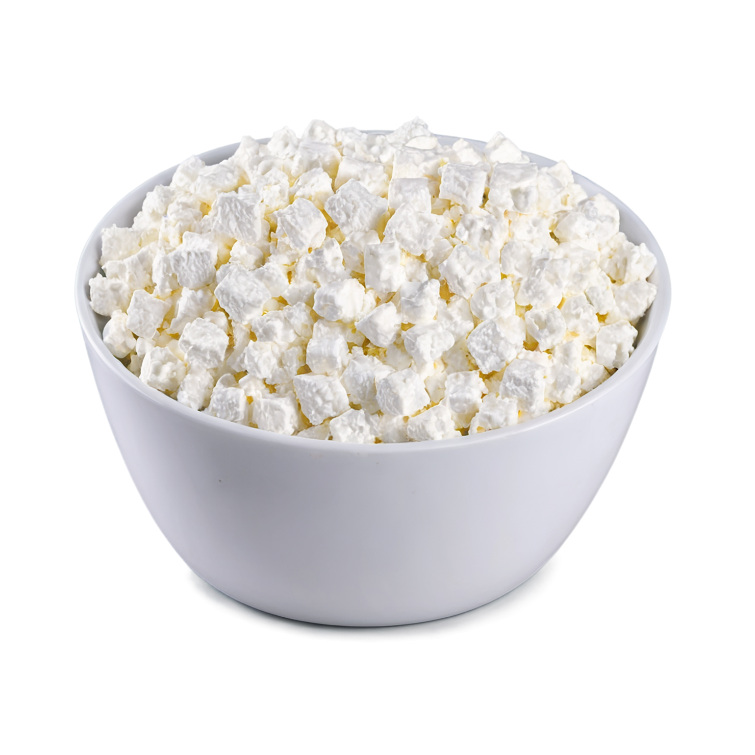 Cottage cheese dairy products isolated on transparent background #4182