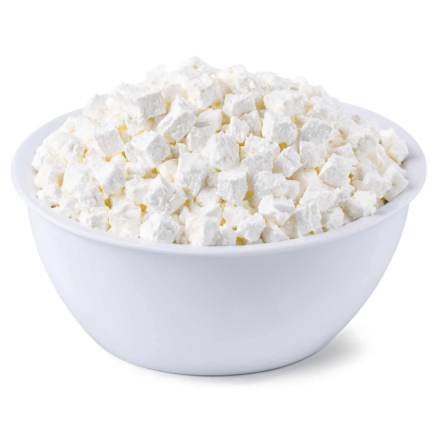 Cottage cheese dairy products isolated on transparent background #4184