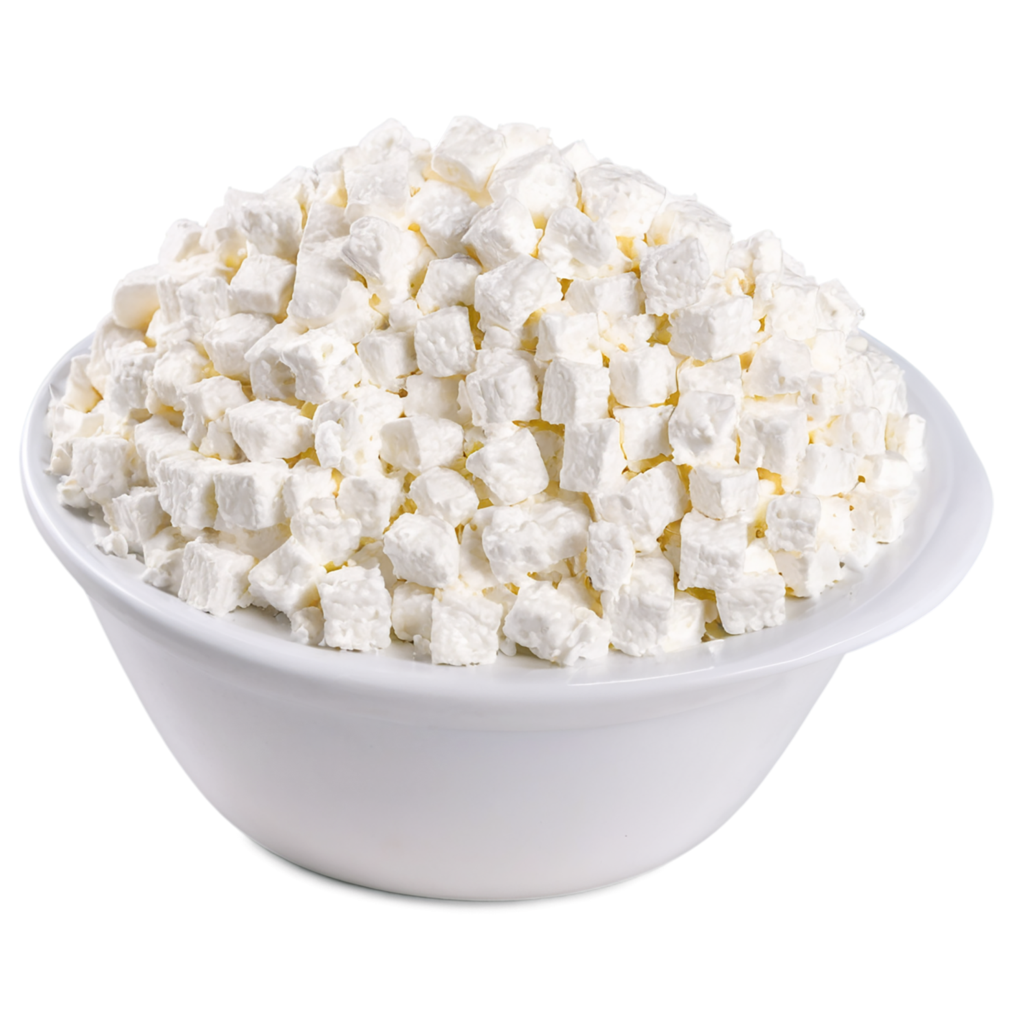Cottage cheese dairy products isolated on transparent background #4186