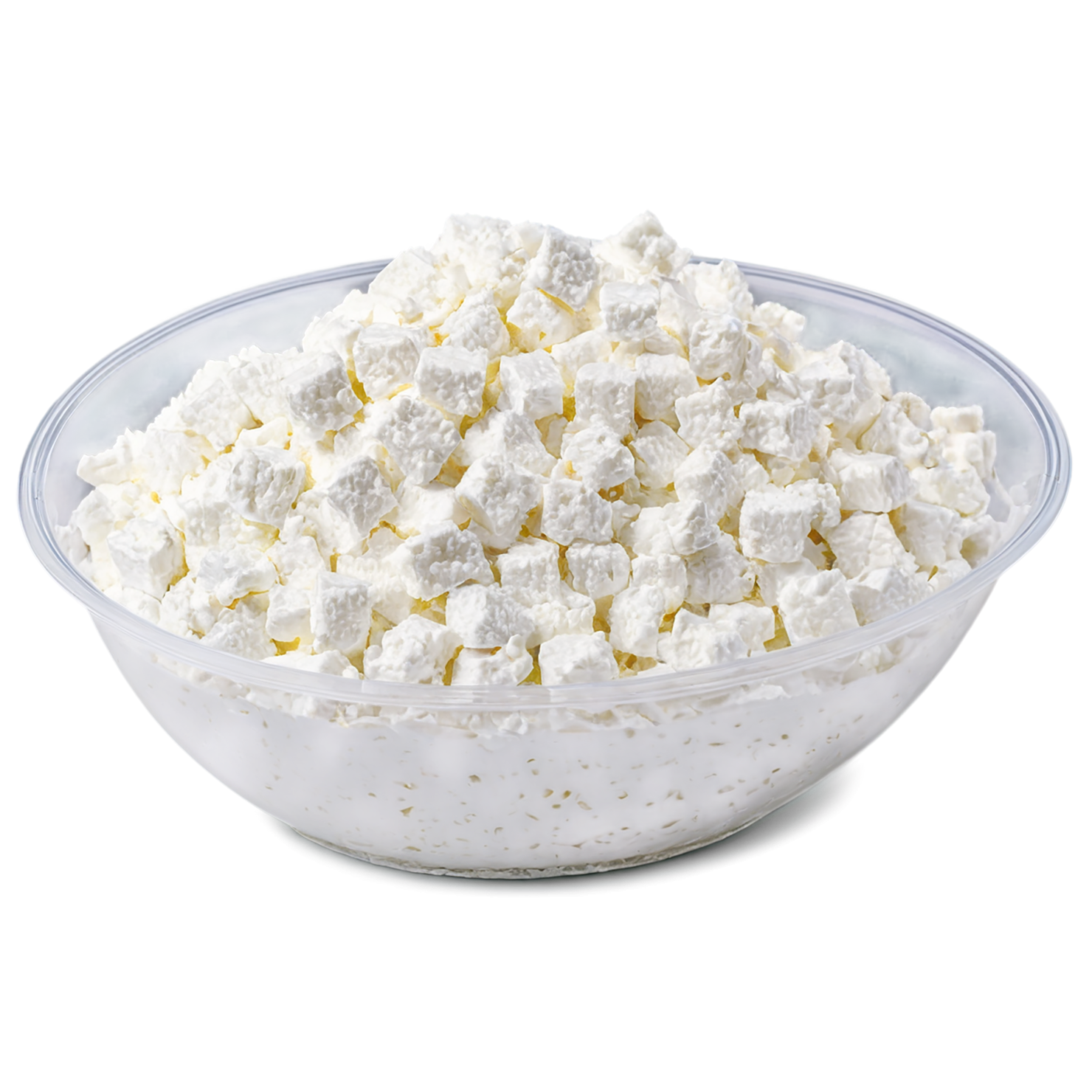 Cottage cheese dairy products isolated on transparent background #4191