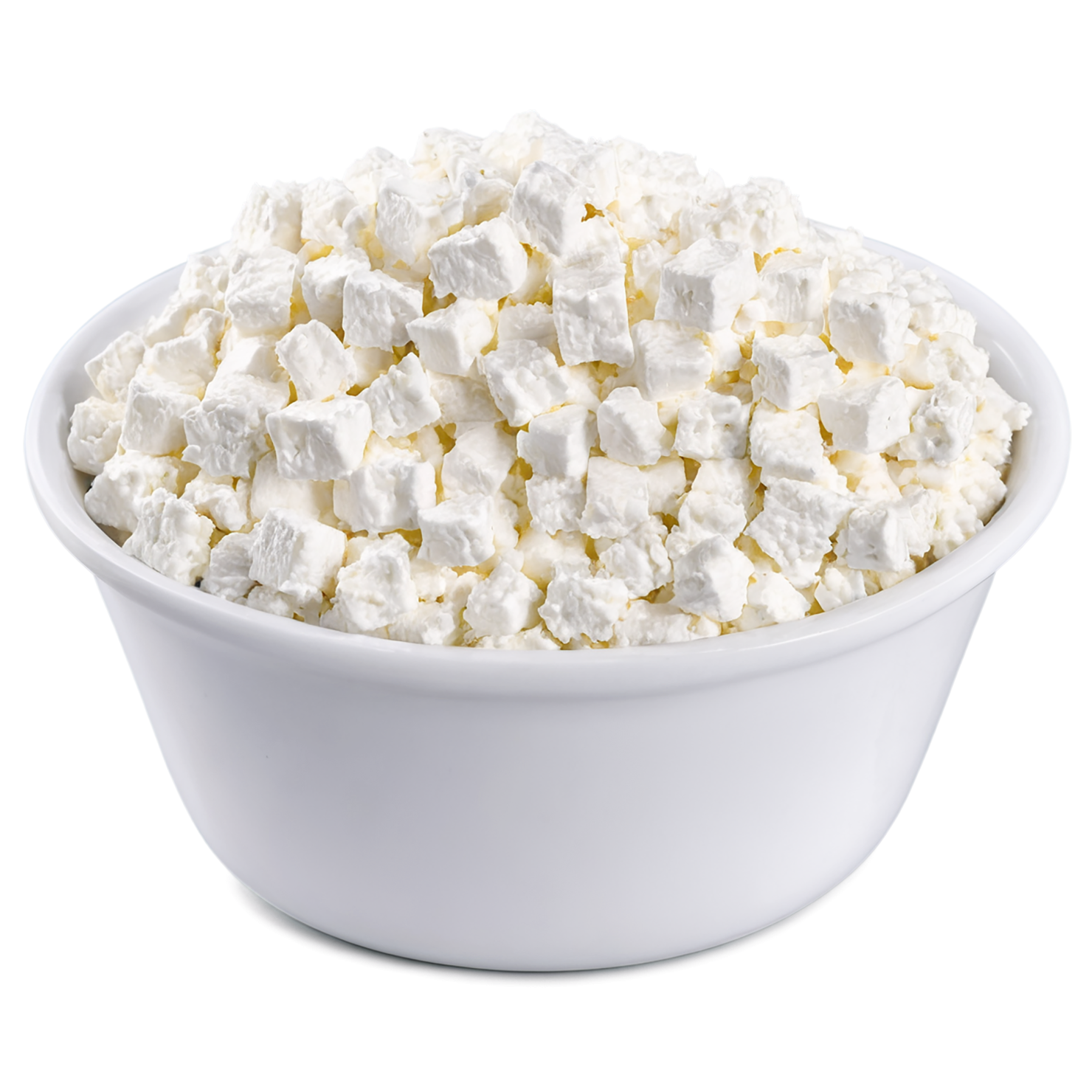 Cottage cheese dairy products isolated on transparent background #4195