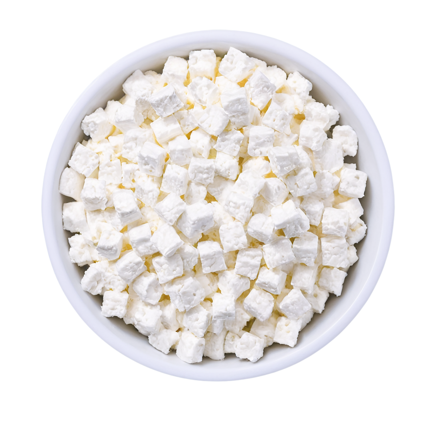 Cottage cheese dairy products isolated on transparent background #4197