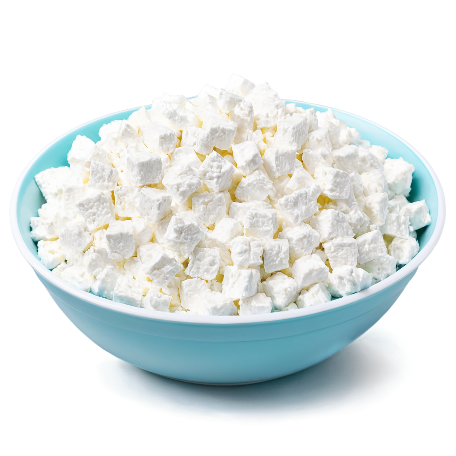 Cottage cheese dairy products isolated on transparent background #4198
