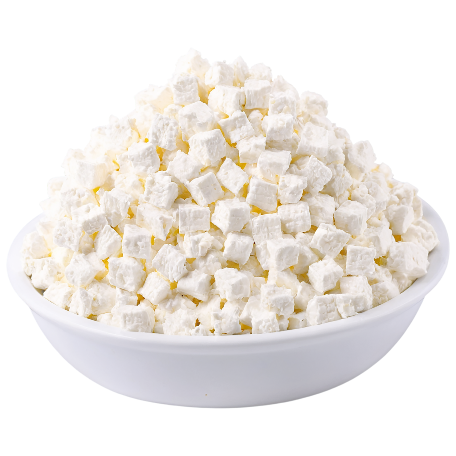Cottage cheese dairy products isolated on transparent background #4199