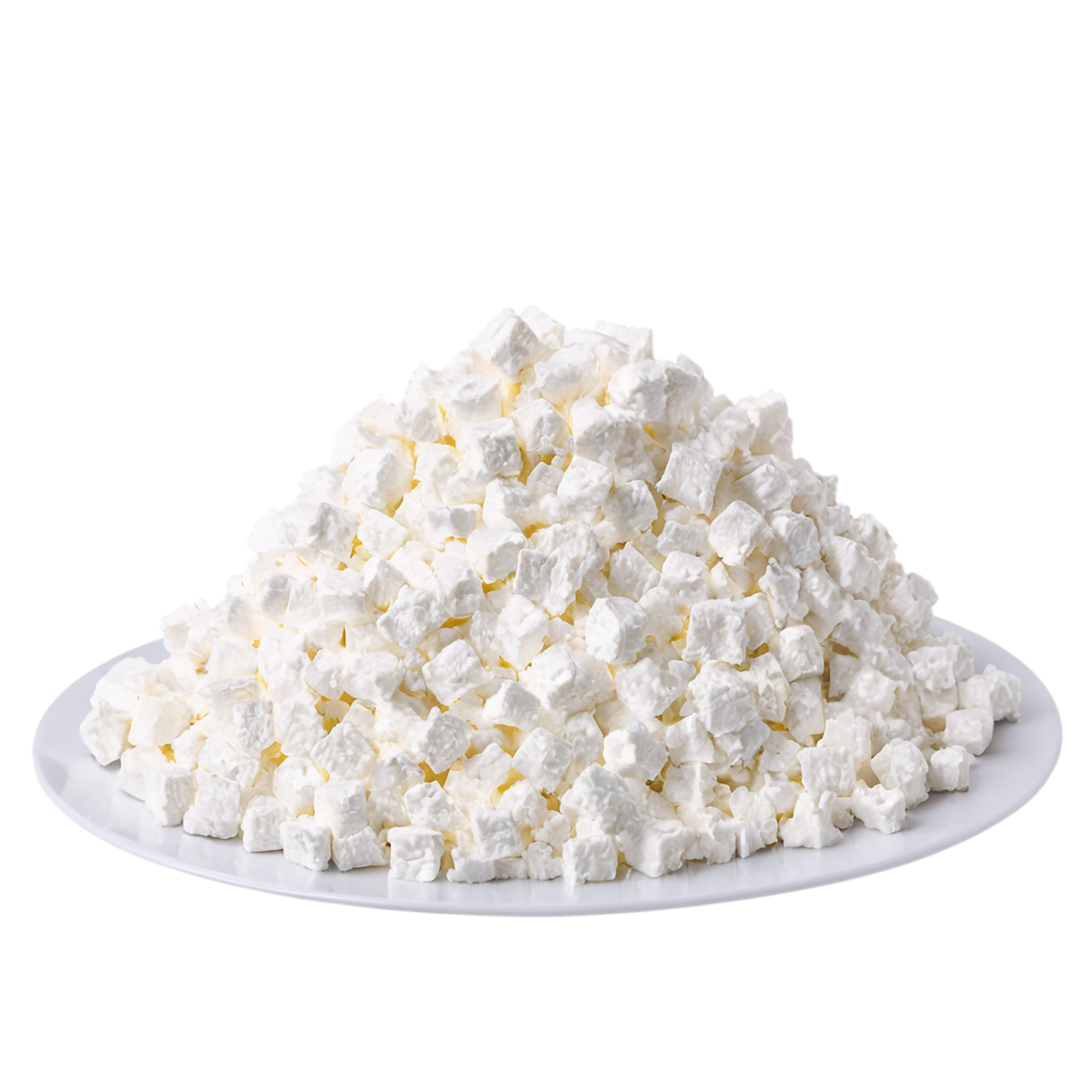 Cottage cheese dairy products isolated on transparent background #4201