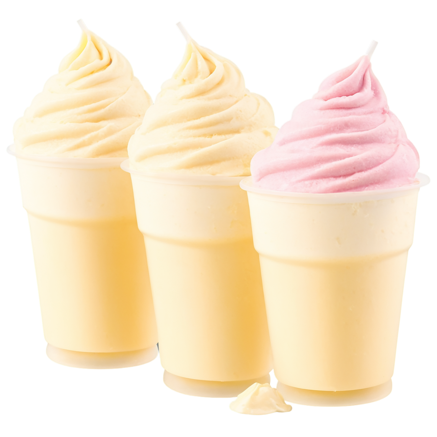 frozen yogurt dairy products isolated on transparent background #4228