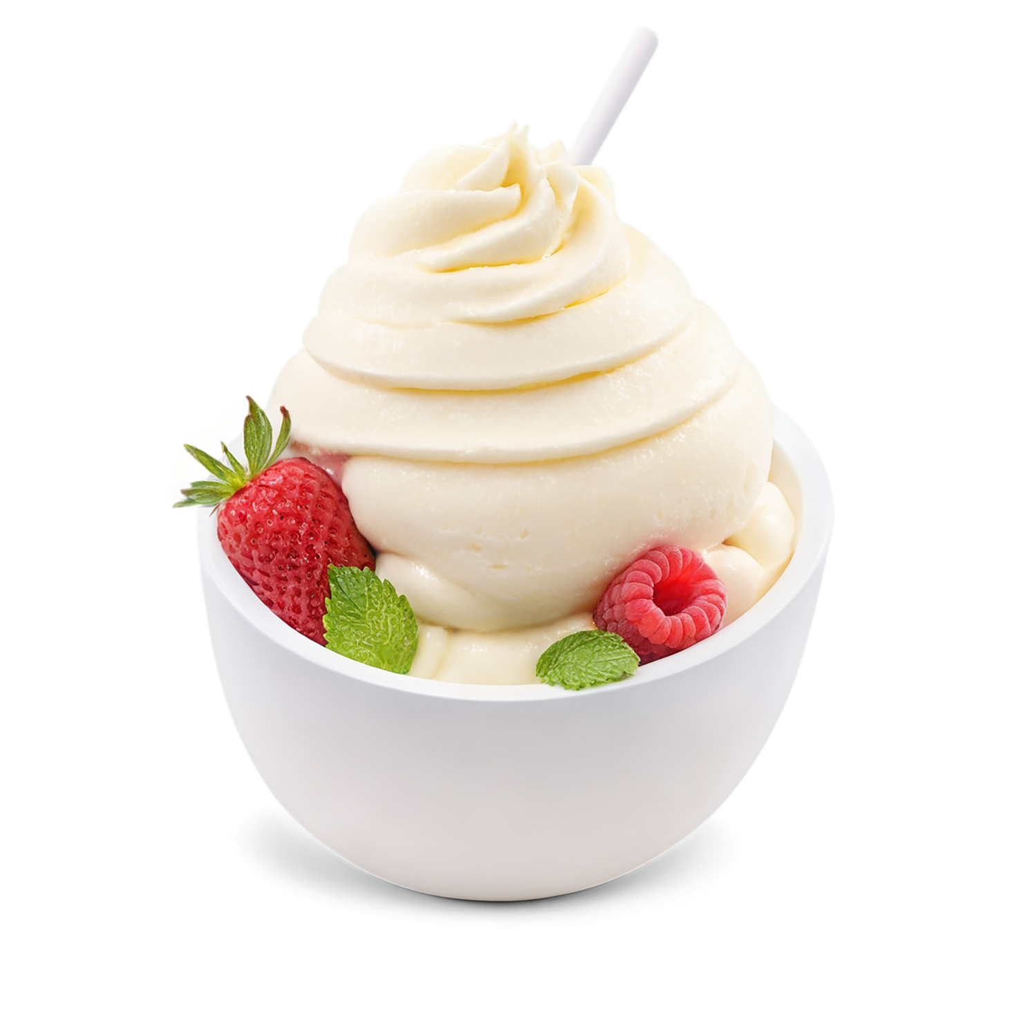 frozen yogurt dairy products isolated on transparent background #4242