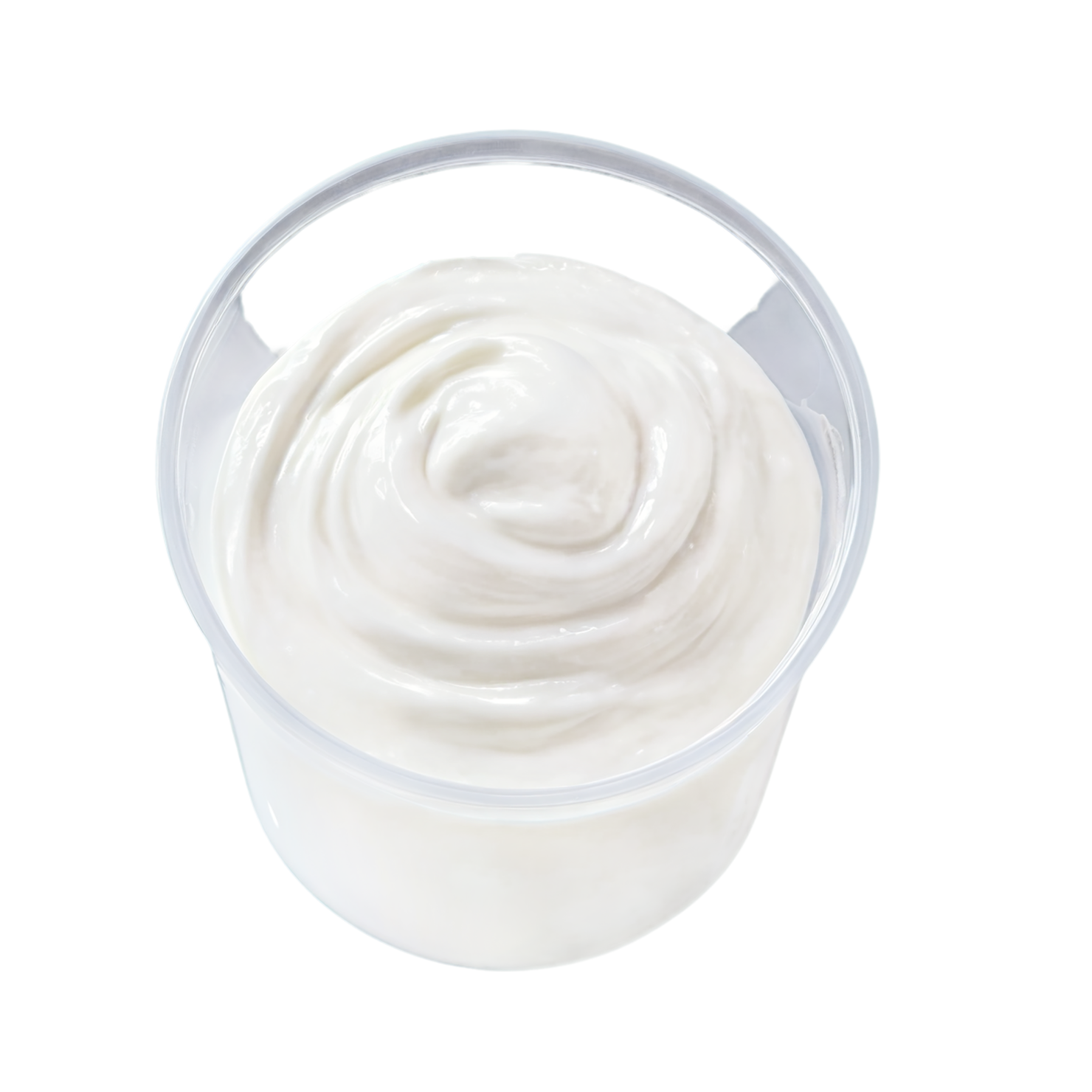 Greek yogurt dairy products isolated on transparent background #4251