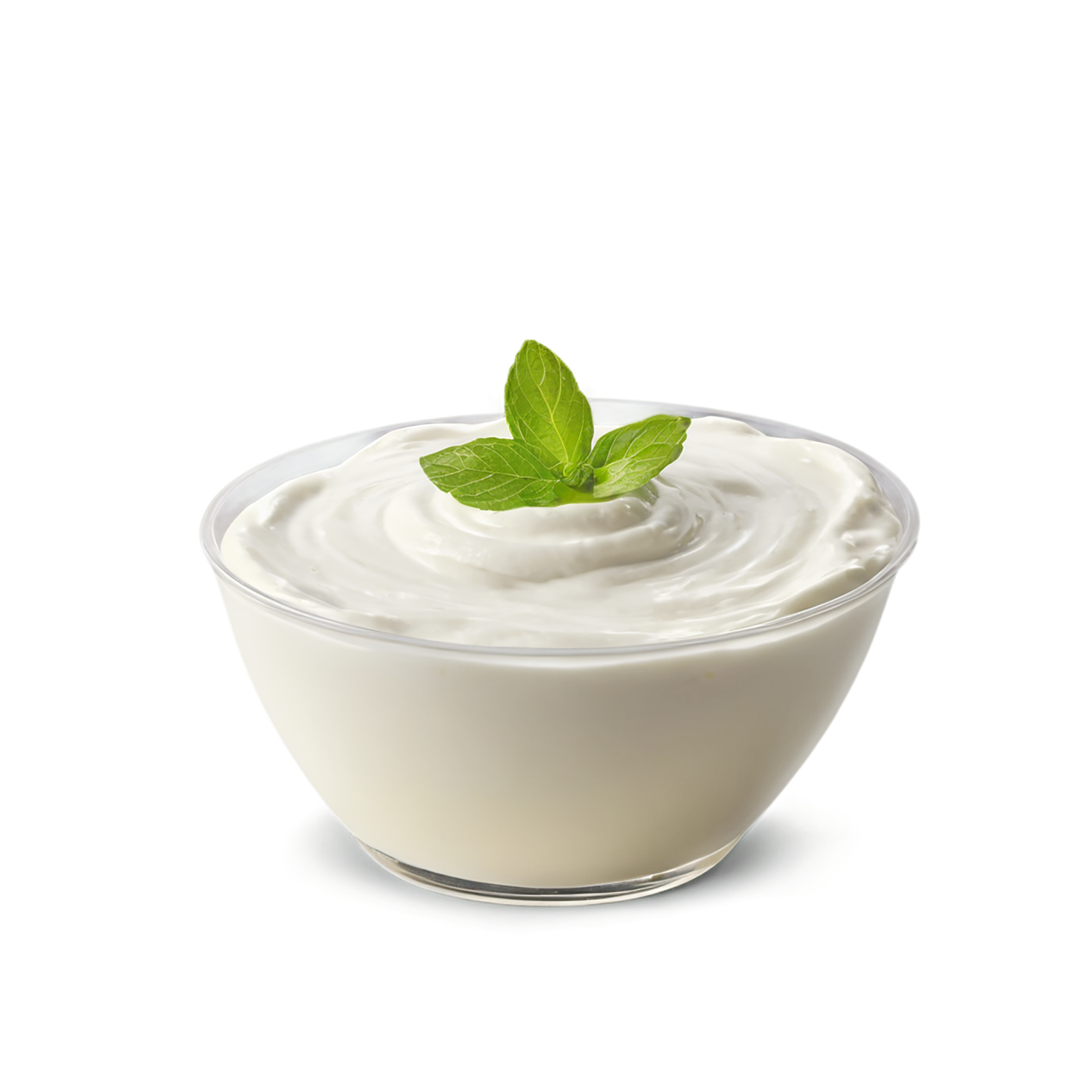 Greek yogurt dairy products isolated on transparent background #4254