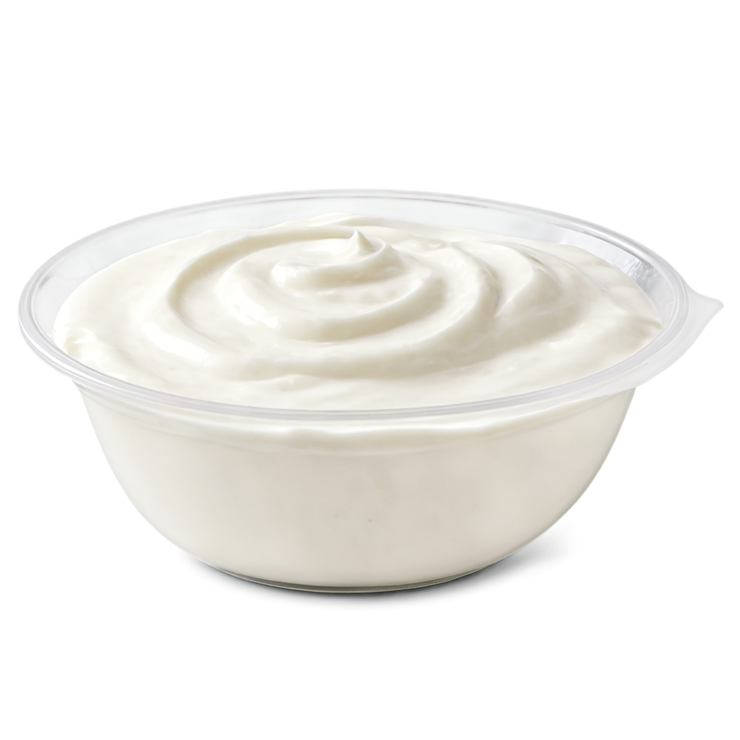 Greek yogurt dairy products isolated on transparent background #4256