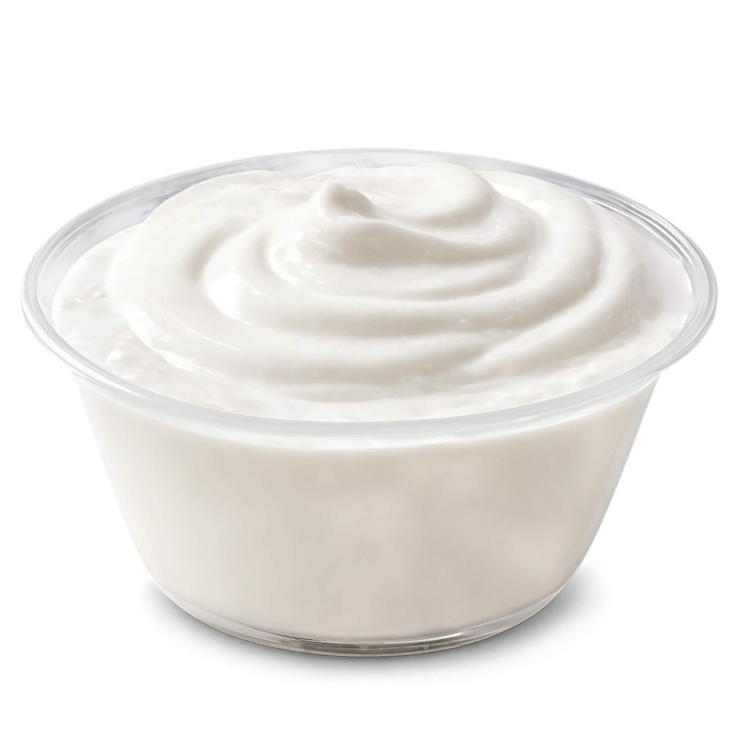 Greek yogurt dairy products isolated on transparent background #4258