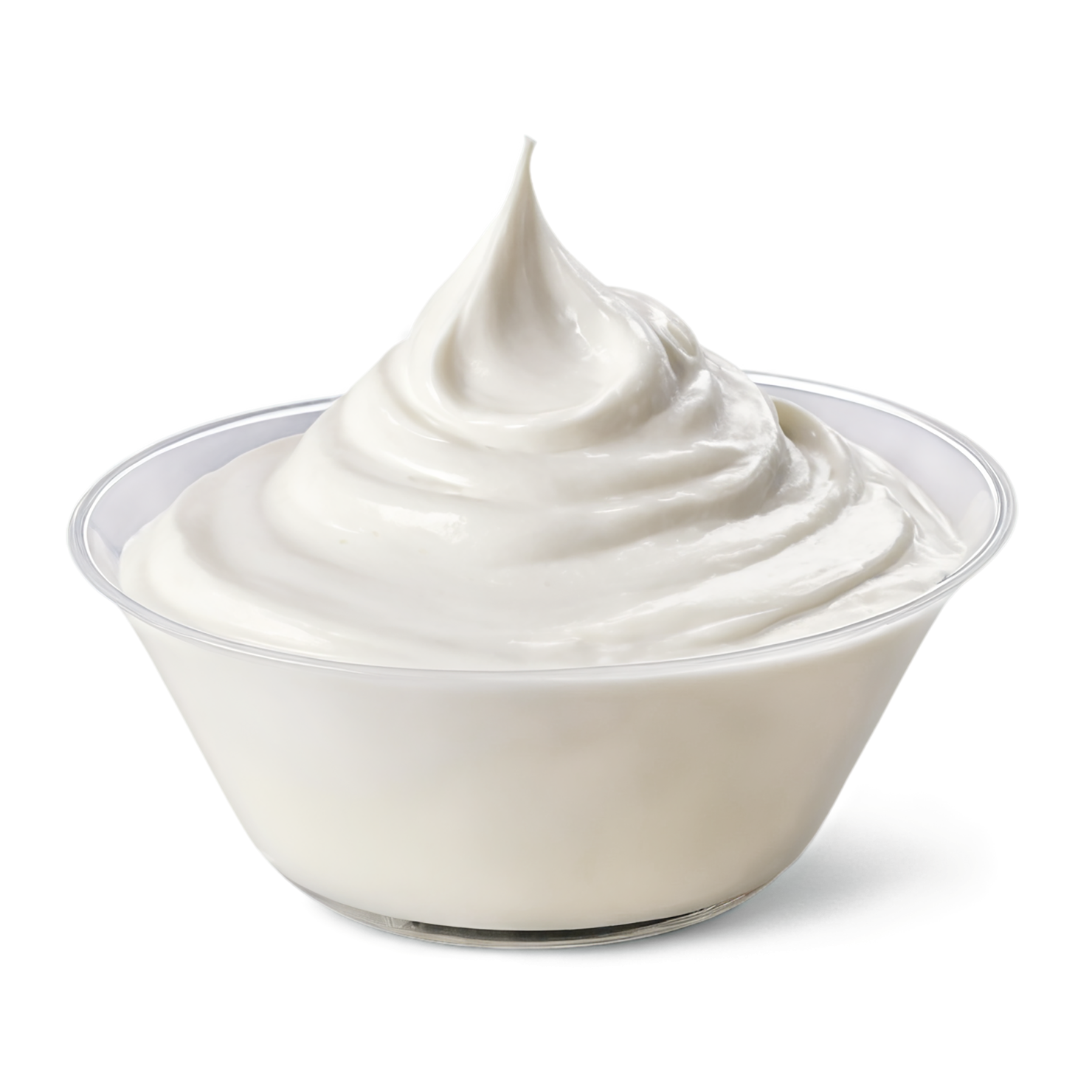 Greek yogurt dairy products isolated on transparent background #4262