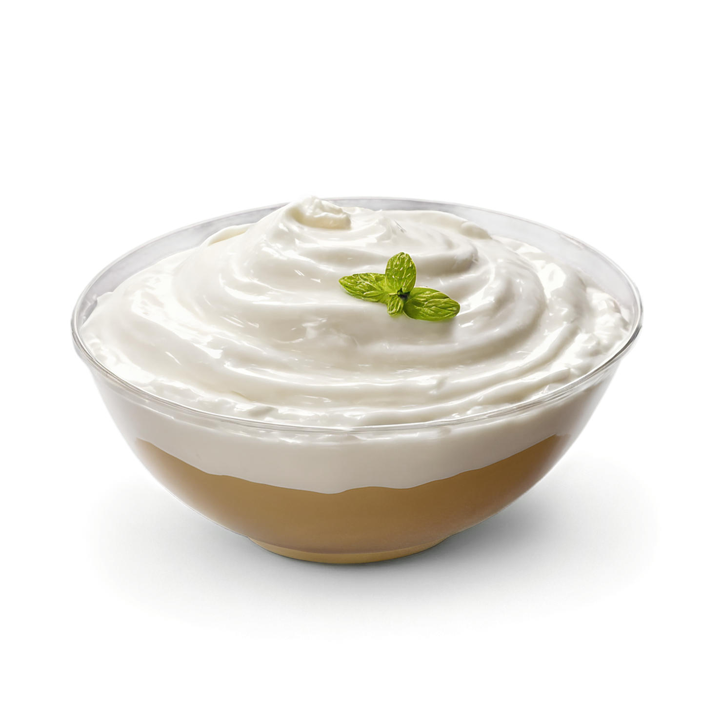 Greek yogurt dairy products isolated on transparent background #4263