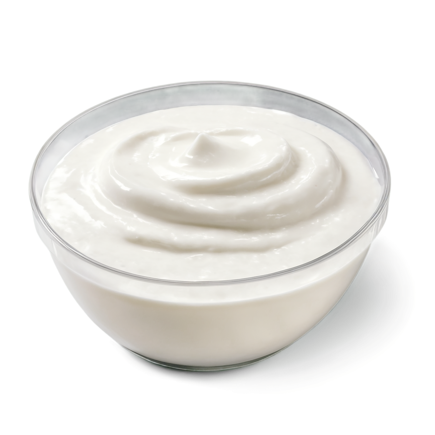 Greek yogurt dairy products isolated on transparent background #4264