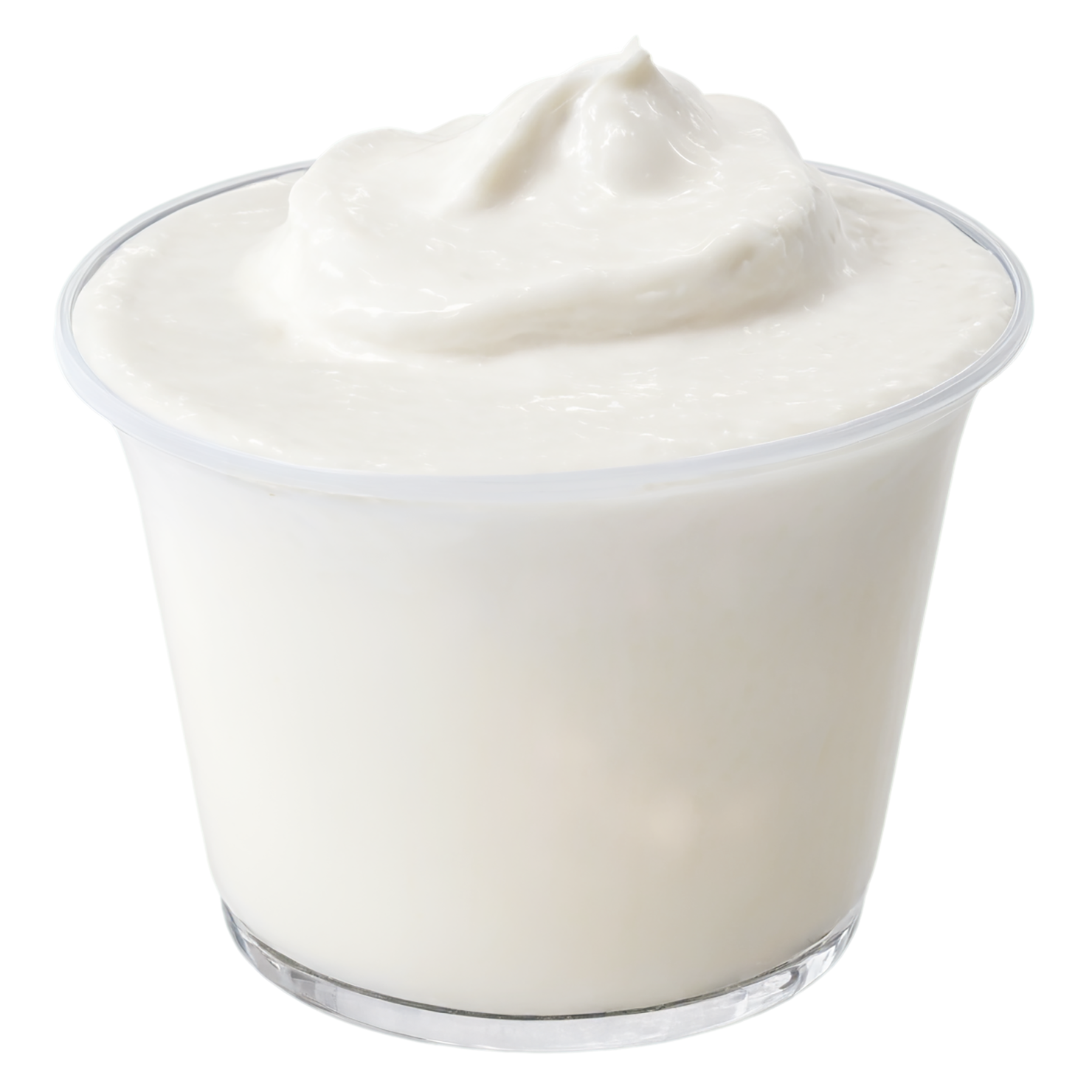 Greek yogurt dairy products isolated on transparent background #4266