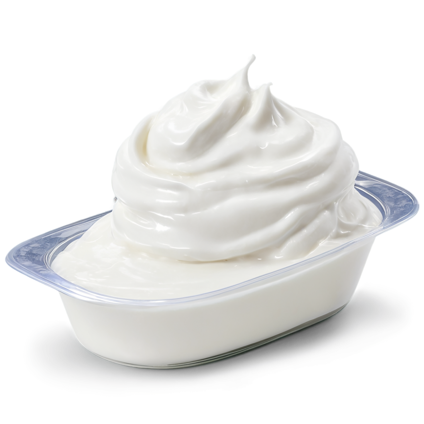Greek yogurt dairy products isolated on transparent background #4268